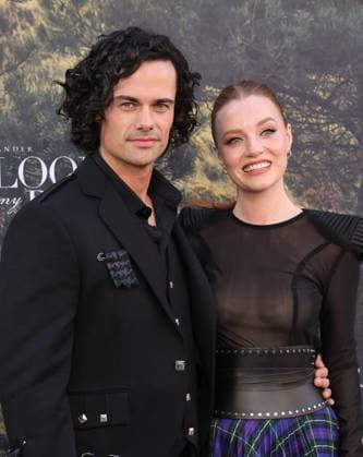 28 July 2025 . Los Angeles, California - Jamie Roy, Harriet Slater At Outlander: Blood of my Blood Premiere Event held at DGA Theater Complex in Los Angeles. Los Angeles USA - ZUMAa123 20250728_zaa_a123_051 Copyright: xFSx
