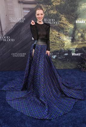 28 July 2025 . Los Angeles, California - Harriet Slater At Outlander: Blood of my Blood Premiere Event held at DGA Theater Complex in Los Angeles. Los Angeles USA - ZUMAa123 20250728_zaa_a123_158 Copyright: xFSx
