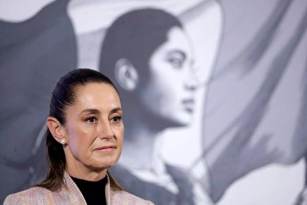 Mexican President Claudia Sheinbaum Pardo speaks about health services programs during a press conference at the National Palace. on July 29, 2025 in Mexico City, Mexico. Mexico City MEX - ZUMAe321 20250729_zia_e321_006 Copyright: xLuisxBarronx