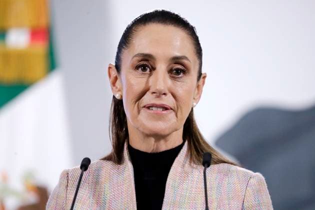 Mexican President Claudia Sheinbaum Pardo speaks about health services programs during a press conference at the National Palace. on July 29, 2025 in Mexico City, Mexico. Mexico City MEX - ZUMAe321 20250729_zia_e321_013 Copyright: xLuisxBarronx