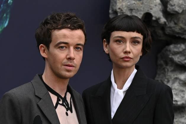 Alex Lawther and Sydney Chandler attends Alien: Earth European Premiere at the Barbican Centre in London, England. UK. Tuesday 29th July 2025. Copyright: xJamesxWarrenx adycq022