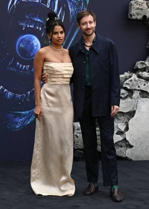 Zazie Beetz and David Rysdahl attends Alien: Earth European Premiere at the Barbican Centre in London, England. UK. Tuesday 29th July 2025. Copyright: xJamesxWarrenx adycq085