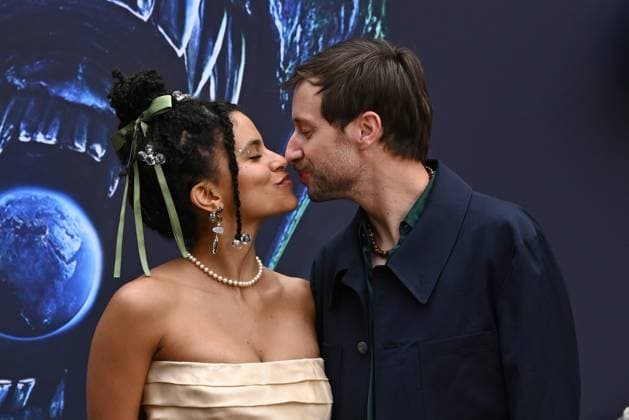 Zazie Beetz and David Rysdahl attends Alien: Earth European Premiere at the Barbican Centre in London, England. UK. Tuesday 29th July 2025. Copyright: xJamesxWarrenx adycq093