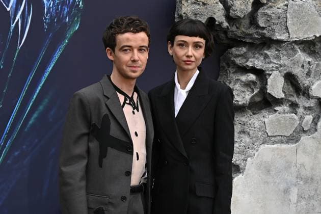 Alex Lawther and Sydney Chandler attends Alien: Earth European Premiere at the Barbican Centre in London, England. UK. Tuesday 29th July 2025. Copyright: xJamesxWarrenx adycq048
