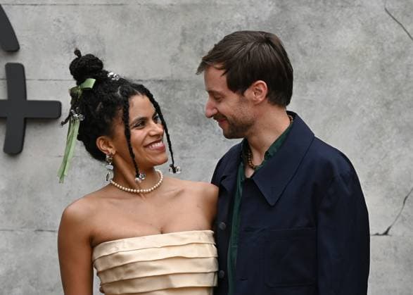 Zazie Beetz and David Rysdahl attends Alien: Earth European Premiere at the Barbican Centre in London, England. UK. Tuesday 29th July 2025. Copyright: xJamesxWarrenx adycq100
