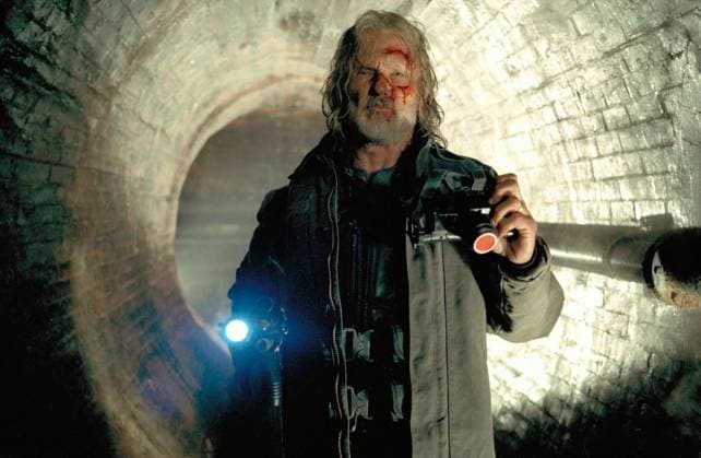 2002 - Blade II - Movie Set RELEASE DATE: March 22, 2002. MOVIE TITLE: Blade II. STUDIO: Amen Ra Films. PLOT: Blade forms an uneasy alliance with the vampire council in order to combat the Reaper vampires who feed on vampires. PICTURED: KRIS KRISTOFFERSON Hollywood California U.S. Copyright: xAmenxRaxFilmsx