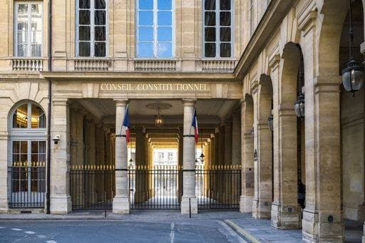 Paris, the Conseil constitutionnel at the Palais-Royal, French institution 32990890 RECORD DATE NOT STATED