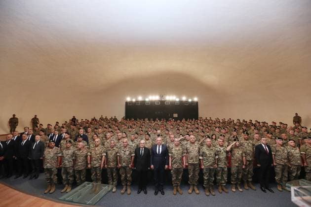 Lebanese President Joseph Aoun attends the commemoration of the army martyrs in Yarzeh Lebanese President Joseph Aoun attends the commemoration of the army martyrs in Yarzeh, Beirut, Lebanon, on July 31, 2025. Photo by Lebanese Presidency Office apaimages Beirut Beirut Lebanon 310725_Lebanon_LPO_00(3) Copyright: xapaimagesxLebanesexPresidencyxOfficex xapaimagesx