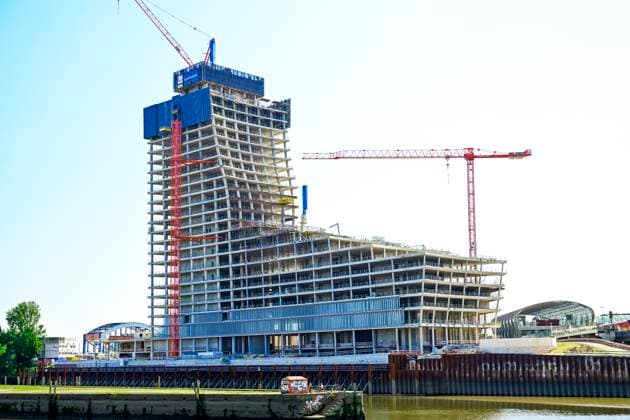 Elbtower construction project, construction site in the Hafencity of Hamburg, Germany ** NUR FUER REDAKTIONELLE ZWECKE ** EDITORIAL USE ONLY **