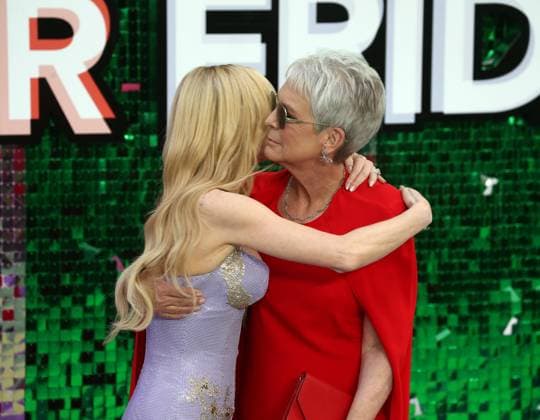 UK premiere of Freakier Friday Lindsay Lohan and Jamie Lee Curtis at the UK premiere of Freakier Friday, held at Odeon Luxe Leicester Square in London. London Odeon Luxe Leicester Square UK Copyright: xFredxDuvalx