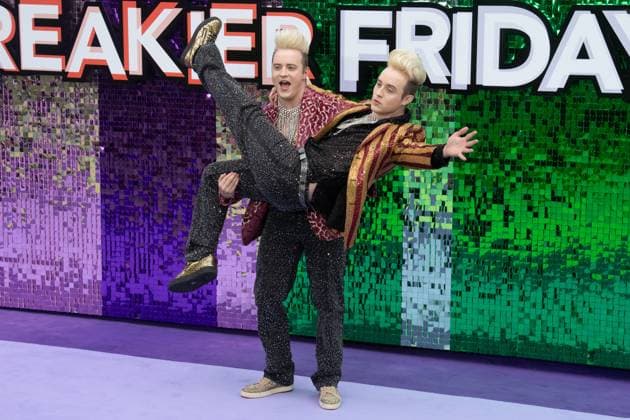 Freakier Friday UK Premiere Arrivals at Odeon Luxe, Leicester Square, London, UK Jedward (aka John and Edward Grimes) attends The Freakier Friday UK Premiere at Odeon Luxe, Leicester Square, London, England, UK on Thursday 31 July, 2025., Credit:Justin Ng Avalon UK, England, London, Odeon Luxe, Leicester Square Copyright: xJustinxNgx xAvalonx 1027038924