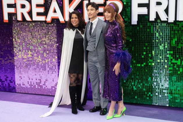 Freakier Friday UK Premiere Arrivals at Odeon Luxe, Leicester Square, London, UK (L-R) - Director Nisha Ganatra, Manny Jacinto, Producer Kristin Burr attends The Freakier Friday UK Premiere at Odeon Luxe, Leicester Square, London, England, UK on Thursday 31 July, 2025., Credit:Justin Ng Avalon UK, England, London, Odeon Luxe, Leicester Square Copyright: xJustinxNgx xAvalonx 1027038950
