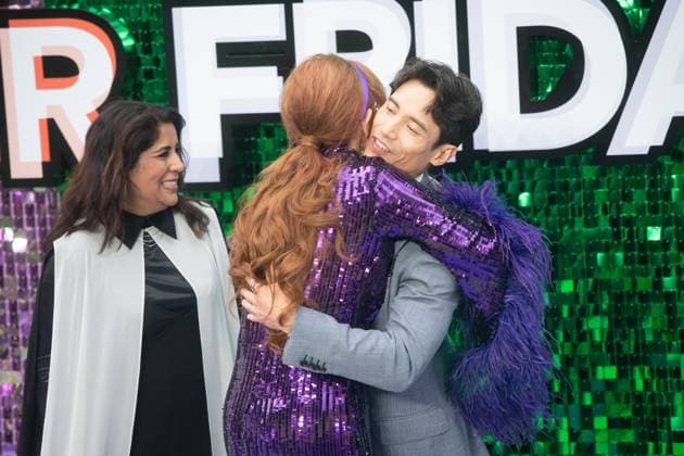 Freakier Friday UK Premiere Arrivals at Odeon Luxe, Leicester Square, London, UK (L-R) - Director Nisha Ganatra, Manny Jacinto, Producer Kristin Burr attends The Freakier Friday UK Premiere at Odeon Luxe, Leicester Square, London, England, UK on Thursday 31 July, 2025., Credit:Justin Ng Avalon UK, England, London, Odeon Luxe, Leicester Square Copyright: xJustinxNgx xAvalonx 1027038954