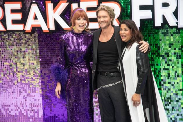 Freakier Friday UK Premiere Arrivals at Odeon Luxe, Leicester Square, London, UK L-R) - Producer Kristin Burr, Chad Michael Murray and Director Nisha Ganatra attends The Freakier Friday UK Premiere at Odeon Luxe, Leicester Square, London, England, UK on Thursday 31 July, 2025., Credit:Justin Ng Avalon UK, England, London, Odeon Luxe, Leicester Square Copyright: xJustinxNgx xAvalonx 1027039064