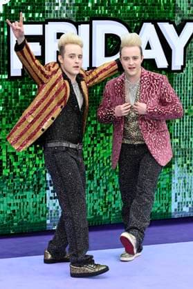 John Grimes and Edward Grime from Jedward at the premiere of the movie Freakier Friday at Odeon Luxe Leicester Square London, 31 07 2025 Foto:xS.xVasx xFuturexImagex friday_5115