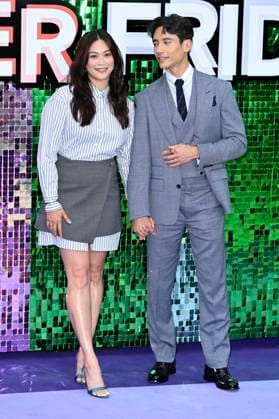 Dianne Doan with partner Manny Jacinto at the premiere of the movie Freakier Friday at Odeon Luxe Leicester Square London, 31 07 2025 Foto:xS.xVasx xFuturexImagex friday_5163