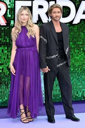 Sarah Roemer and Chad Michael Murray at the premiere of the movie Freakier Friday at Odeon Luxe Leicester Square London, 31 07 2025 Foto:xS.xVasx xFuturexImagex friday_5186