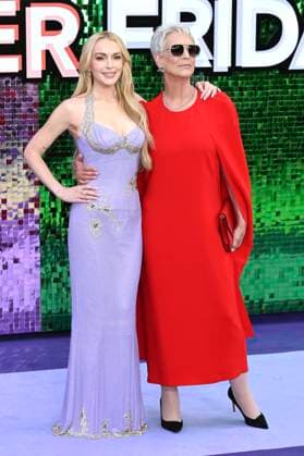 Lindsay Lohan and Jamie Lee Curtis at the premiere of the movie Freakier Friday at Odeon Luxe Leicester Square London, 31 07 2025 Foto:xS.xVasx xFuturexImagex friday_5271