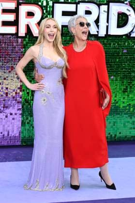 Lindsay Lohan and Jamie Lee Curtis at the premiere of the movie Freakier Friday at Odeon Luxe Leicester Square London, 31 07 2025 Foto:xS.xVasx xFuturexImagex friday_5272