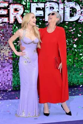 Lindsay Lohan and Jamie Lee Curtis at the premiere of the movie Freakier Friday at Odeon Luxe Leicester Square London, 31 07 2025 Foto:xS.xVasx xFuturexImagex friday_5273
