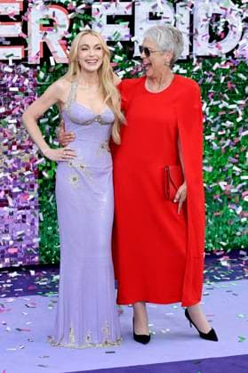 Lindsay Lohan and Jamie Lee Curtis at the premiere of the movie Freakier Friday at Odeon Luxe Leicester Square London, 31 07 2025 Foto:xS.xVasx xFuturexImagex friday_5275