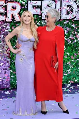 Lindsay Lohan and Jamie Lee Curtis at the premiere of the movie Freakier Friday at Odeon Luxe Leicester Square London, 31 07 2025 Foto:xS.xVasx xFuturexImagex friday_5276