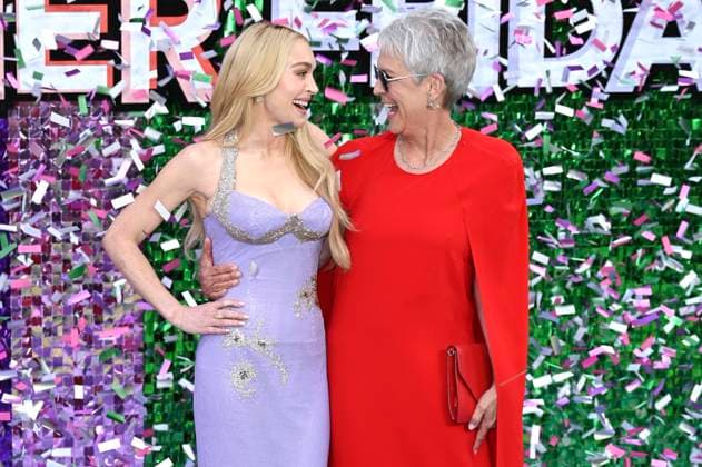 Lindsay Lohan and Jamie Lee Curtis at the premiere of the movie Freakier Friday at Odeon Luxe Leicester Square London, 31 07 2025 Foto:xS.xVasx xFuturexImagex friday_5280