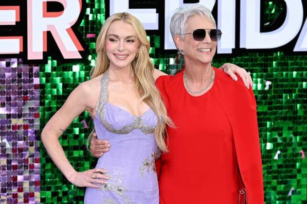 Lindsay Lohan and Jamie Lee Curtis at the premiere of the movie Freakier Friday at Odeon Luxe Leicester Square London, 31 07 2025 Foto:xS.xVasx xFuturexImagex friday_5281