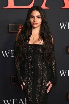 Huda Mustafa at the world premiere of the movie Weapons at the United Theatre on Broadway Los Angeles, 31 07 2025 Foto:xD.xStarbuckx xFuturexImagex weapons_5715