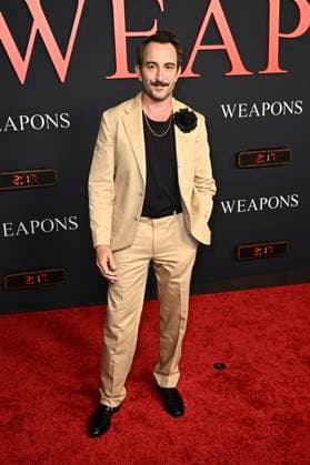 Clayton Farris at the world premiere of the movie Weapons at the United Theatre on Broadway Los Angeles, 31 07 2025 Foto:xD.xStarbuckx xFuturexImagex weapons_5718