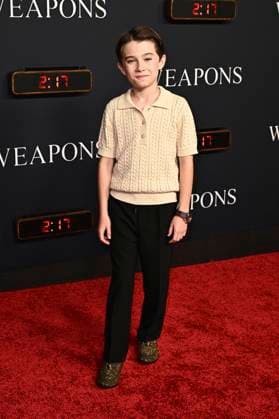 Cary Christopher at the world premiere of the movie Weapons at the United Theatre on Broadway Los Angeles, 31 07 2025 Foto:xD.xStarbuckx xFuturexImagex weapons_5735