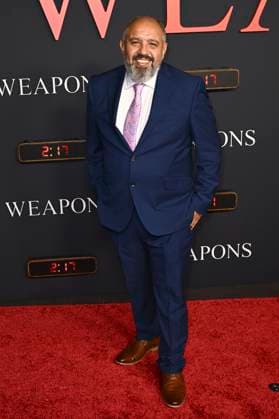 Mohammed Fahmy at the world premiere of the movie Weapons at the United Theatre on Broadway Los Angeles, 31 07 2025 Foto:xD.xStarbuckx xFuturexImagex weapons_5757