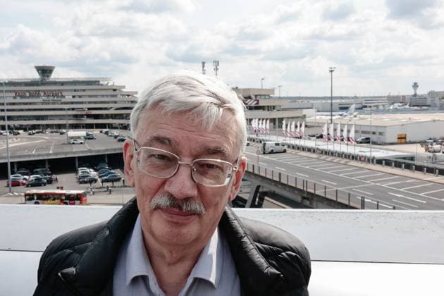 August 1, 2025, Cologne, Germany: Oleg Orlov, former Russian political prisoner seen near Cologne Bonn Airport. The act was part of a commemorative event marking the one-year anniversary of the largest political prisoner exchange since Soviet times. The event took place at the MOXY Cologne Bonn Airport hotel. It brought together several former detainees including human rights advocate Oleg Orlov, politician Andrei Pivovarov, activists Vadim Ostanin, Demuri Voronin, Herman Moises and Kevin Lick. Other speakers included Belarusian human rights defender Leanid Sudalenka, a former political prisoner and Liusiena Zinovkina whose husband is a Ukrainian civilian detainee. Participants signed an open appeal to world leaders urging them to act in su - ZUMAs197 20250801_aaa_s197_105 Copyright: xVasilyxKrestyaninovx