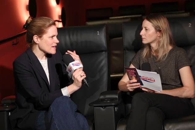 Fritzi Haberlandt in conversation with Franziska Kleemann at the premiere of the movie Wilma wants more at the Filmpalast Bautzen, 01 08 2025 Foto:xM.xWehnertx xFuturexImagex wilma_5807