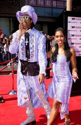 BET AWARDS VG June 29, 2004 - Hollywood, CA, USA - K37981VG.4TH ANNUAL BET AWARDS SHOW AT THE KODAK.THEATRE HOLLYWOOD, CA..06 29 2004. VALERIE GOODLOE 2004.BOOTSY COLLINS AND WIFE PATTI. Copyright: xValeriexGoodloex