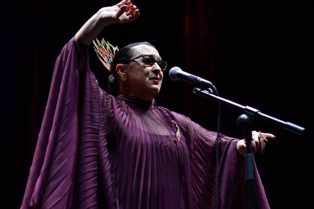 August 4, 2025, Madrid, Spain: Singer Maria Isabel Quinones Gutierrez known as Martirio performs at the Veranos de la Villa, at the Centro Cultural Conde Duque in Madrid. Madrid Spain - ZUMAs197 20250804_aaa_s197_023 Copyright: xAtilanoxGarciax