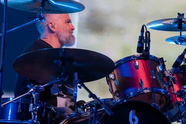Heritage Live music festival in Essex, UK - 02 Aug 2025 Sean Moore Drummer of Manic Street Preachers seen performing live on stage during the Heritage Live music festival. Heritage Live music festival was held at The Audley End Estate in Essex. Bands playing were Ash, The Charlatans and The Manic Street Preachers, Opening and the day was a DJ set from Chris Moyles who then hosted the days event by introducing the bands to the stage. Essex United Kingdom Copyright: xBonniexBritainx xSOPAxImagesx ACB07532