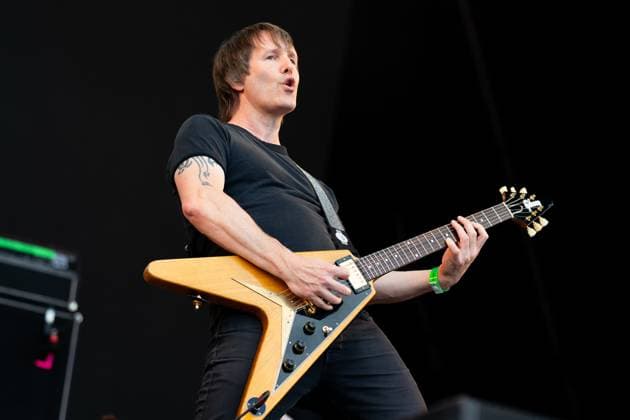 August 2, 2025, Essex, United Kingdom: Tim Wheeler of the band Ash seen performing live on stage during the Heritage Live music festival. Heritage Live music festival was held at The Audley End Estate in Essex. Bands playing were Ash, The Charlatans and The Manic Street Preachers, Opening and the day was a DJ set from Chris Moyles who then hosted the days event by introducing the bands to the stage. Essex United Kingdom - ZUMAs197 20250802_aaa_s197_497 Copyright: xBonniexBritainx