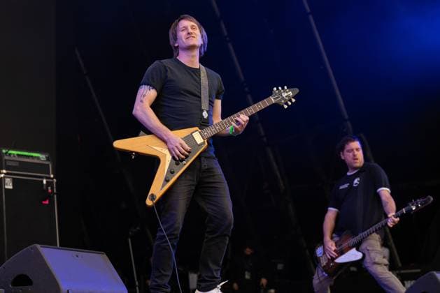 August 2, 2025, Essex, United Kingdom: Tim Wheeler of the band Ash seen performing live on stage during the Heritage Live music festival. Heritage Live music festival was held at The Audley End Estate in Essex. Bands playing were Ash, The Charlatans and The Manic Street Preachers, Opening and the day was a DJ set from Chris Moyles who then hosted the days event by introducing the bands to the stage. Essex United Kingdom - ZUMAs197 20250802_aaa_s197_505 Copyright: xBonniexBritainx