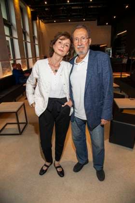abb Marijam Agischewa and Georg Alexander Actress with husband on the occasion of the German premiere of the play Vanja by the Komoedie am Kurfuerstendamm at the Neues Haus of the Berliner Ensemble on August 03, 2025 in Berlin Berlin Germany
