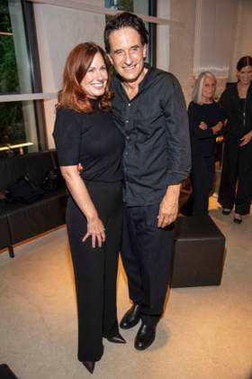 abb Oliver Mommsen and Katja Runge actor girlfriend at the German premiere of the play Vanja by the Komoedie am Kurfuerstendamm at the Neues Haus of the Berliner Ensemble on August 03, 2025 in Berlin Berlin Germany