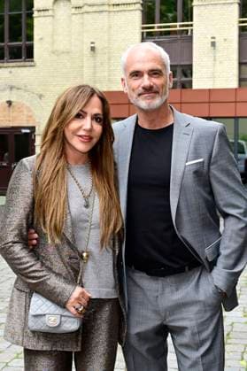 Simone Thomalla with partner Rene Marchand at the premiere of the play Vanya at the Komödie am Kurfürstendamm in the Neues Haus of the Berliner Ensemble Berlin, 03 08 2025 Foto:xM.xWehnertx xFuturexImagex vanya_5832