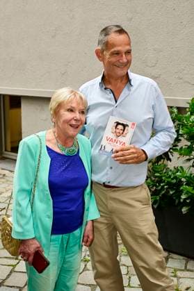 Margot Rothweiler and Klaus Peter Grap at the premiere of the play Vanya at the Komödie am Kurfürstendamm in the Neues Haus of the Berliner Ensemble Berlin, 03 08 2025 Foto:xM.xWehnertx xFuturexImagex vanya_5835