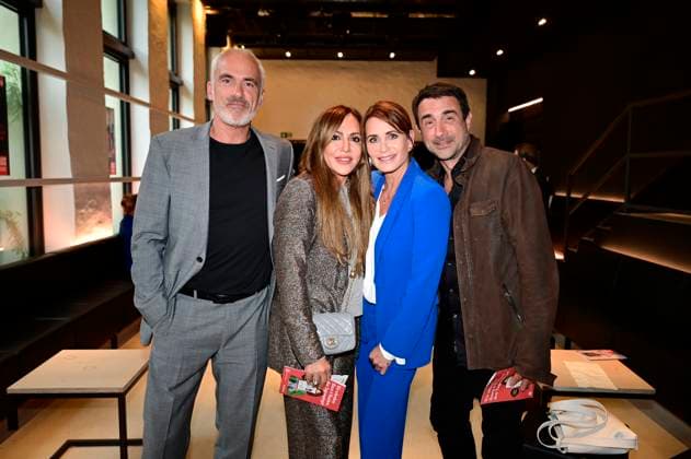 Rene Marchand, Simone Thomalla, Anja Kling and Oliver Haas at the premiere of the play Vanya at the Komödie am Kurfürstendamm in the Neues Haus of the Berliner Ensemble Berlin, 03 08 2025 Foto:xM.xWehnertx xFuturexImagex vanya_5841