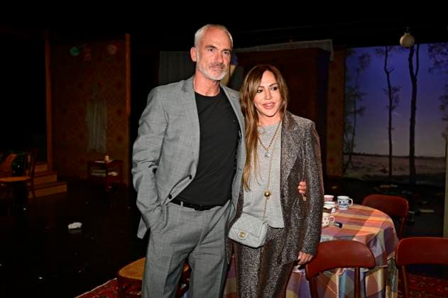 Simone Thomalla with partner Rene Marchand at the premiere of the play Vanya at the Komödie am Kurfürstendamm in the Neues Haus of the Berliner Ensemble Berlin, 03 08 2025 Foto:xM.xWehnertx xFuturexImagex vanya_5852