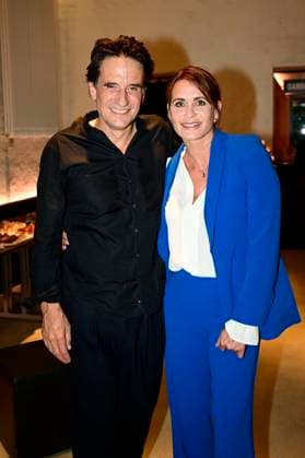 Oliver Mommsen and Anja Kling at the premiere of the play Vanya at the Komödie am Kurfürstendamm in the Neues Haus of the Berliner Ensemble Berlin, 03 08 2025 Foto:xM.xWehnertx xFuturexImagex vanya_5871