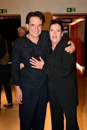 Oliver Mommsen and Katy Karrenbauer at the premiere of the play Vanya at the Komödie am Kurfürstendamm in the Neues Haus of the Berliner Ensemble Berlin, 03 08 2025 Foto:xM.xWehnertx xFuturexImagex vanya_5874