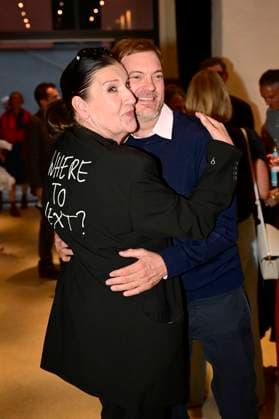 Katy Karrenbauer and Daniel Krauss at the premiere of the play Vanya at the Komödie am Kurfürstendamm in the Neues Haus of the Berliner Ensemble Berlin, 03 08 2025 Foto:xM.xWehnertx xFuturexImagex vanya_5878
