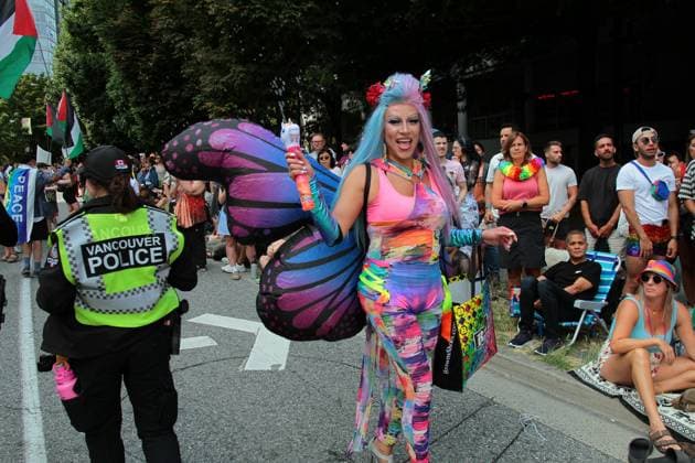 August 3, 2025, Vancouver, British Columbia, Canada: Thousands of people and performers gathered in downtown Vancouver on Sunday for the 2025 Pride Parade Vancouver Canada - ZUMAa223 20250803_zip_a223_021 Copyright: xMazyarxAsadix