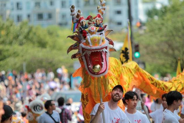 August 3, 2025, Vancouver, British Columbia, Canada: China tem in vancouver pride parade Vancouver Canada - ZUMAa223 20250803_zip_a223_029 Copyright: xMazyarxAsadix